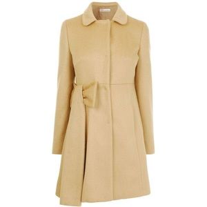 Red Valentino bow button coat